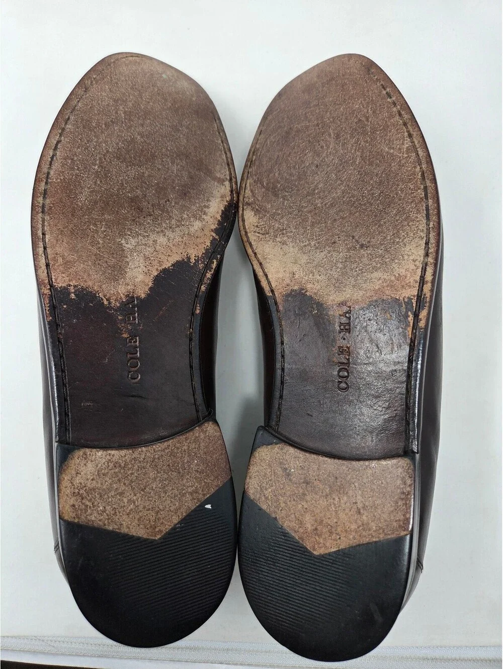 Cole Haan Mens Brown Leather Horsebit Loafers Size 9.5 M